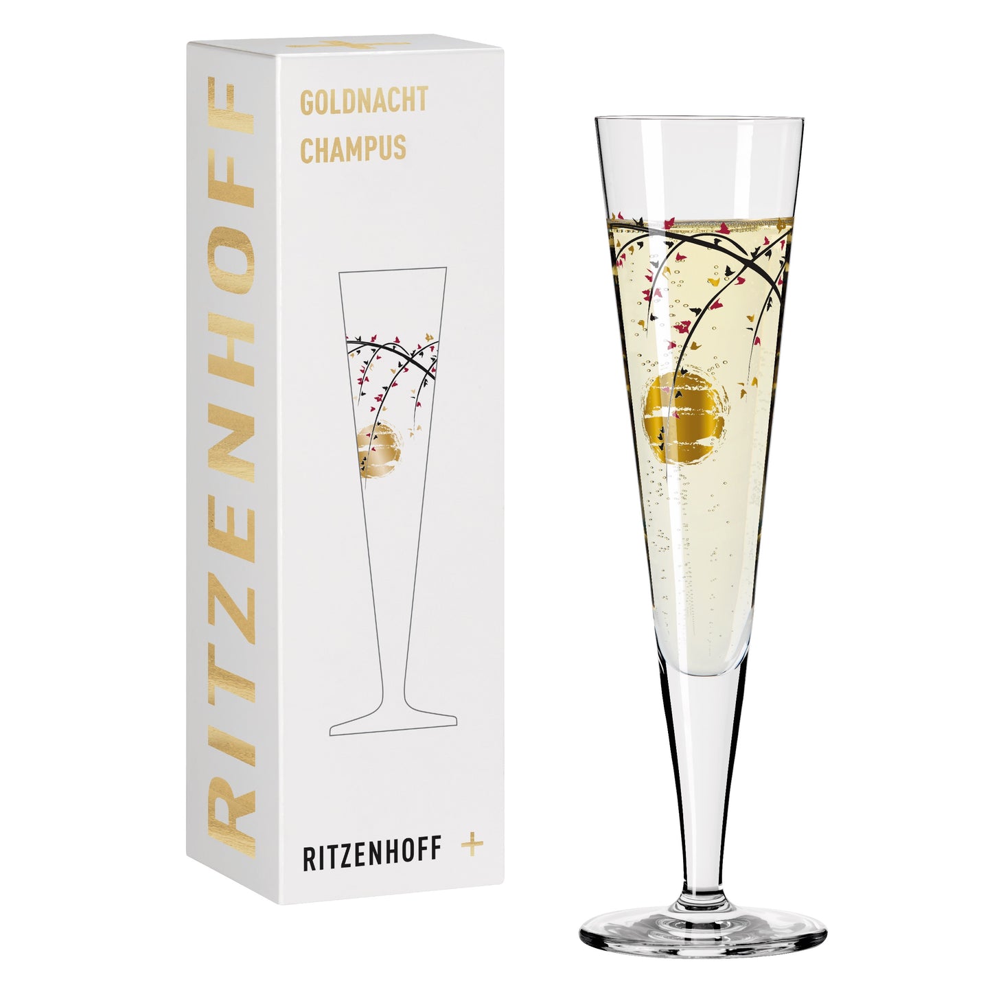 Ritzenhoff Goldnacht champagne glass