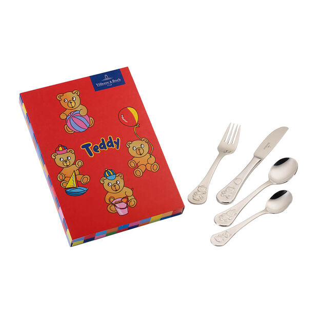 Teddy children's cutlery 4-piece
