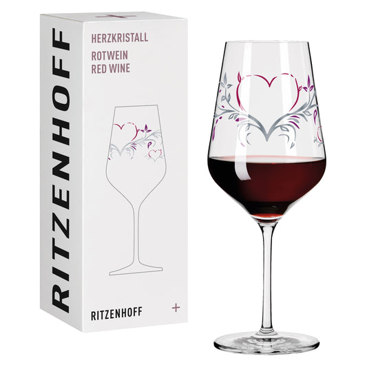 Ritzenhoff Herzkristall Rotweinglas