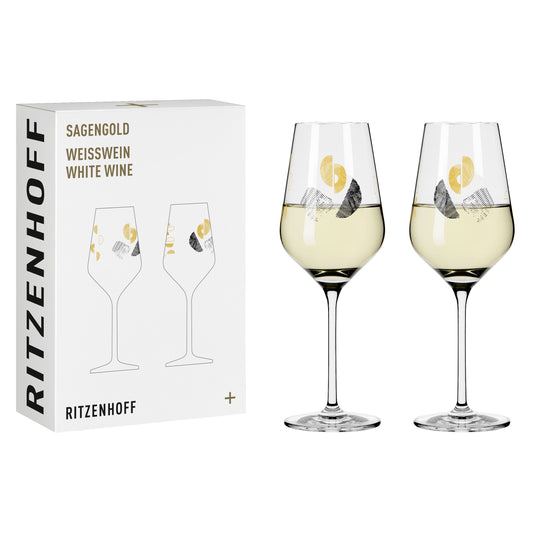 Ritzenhoff Sagengold Weißweinglas‐Set