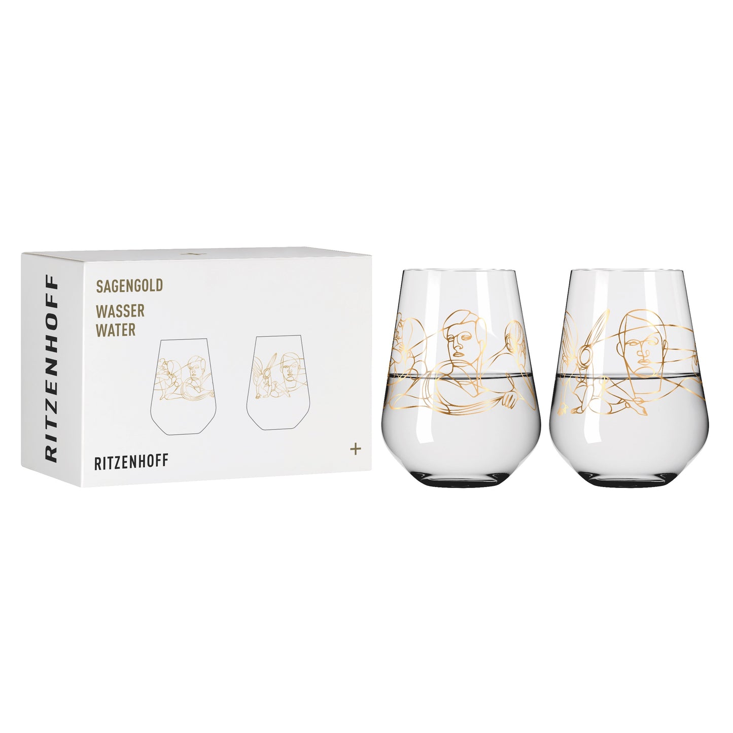 Ritzenhoff Sagengold Wasserglas‐Set