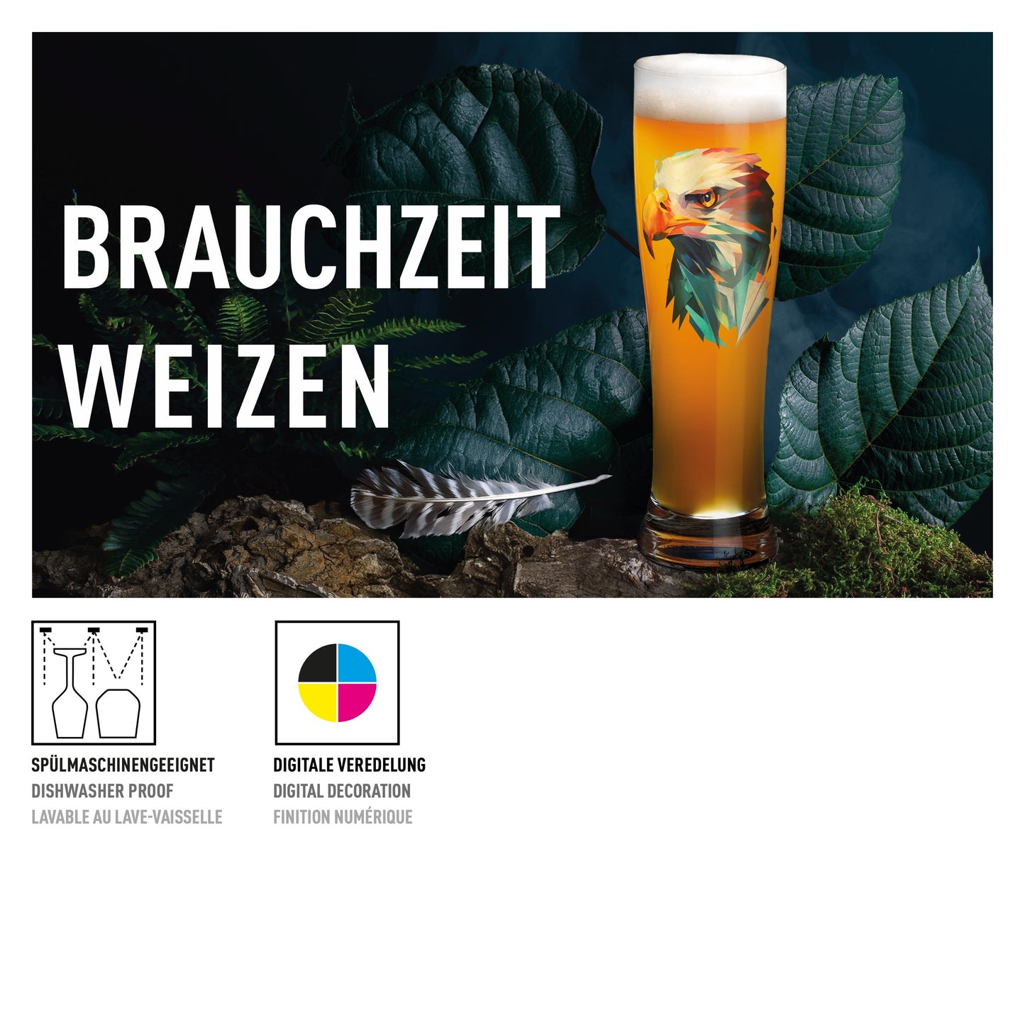 Brauchzeit Weizenbierglas #29