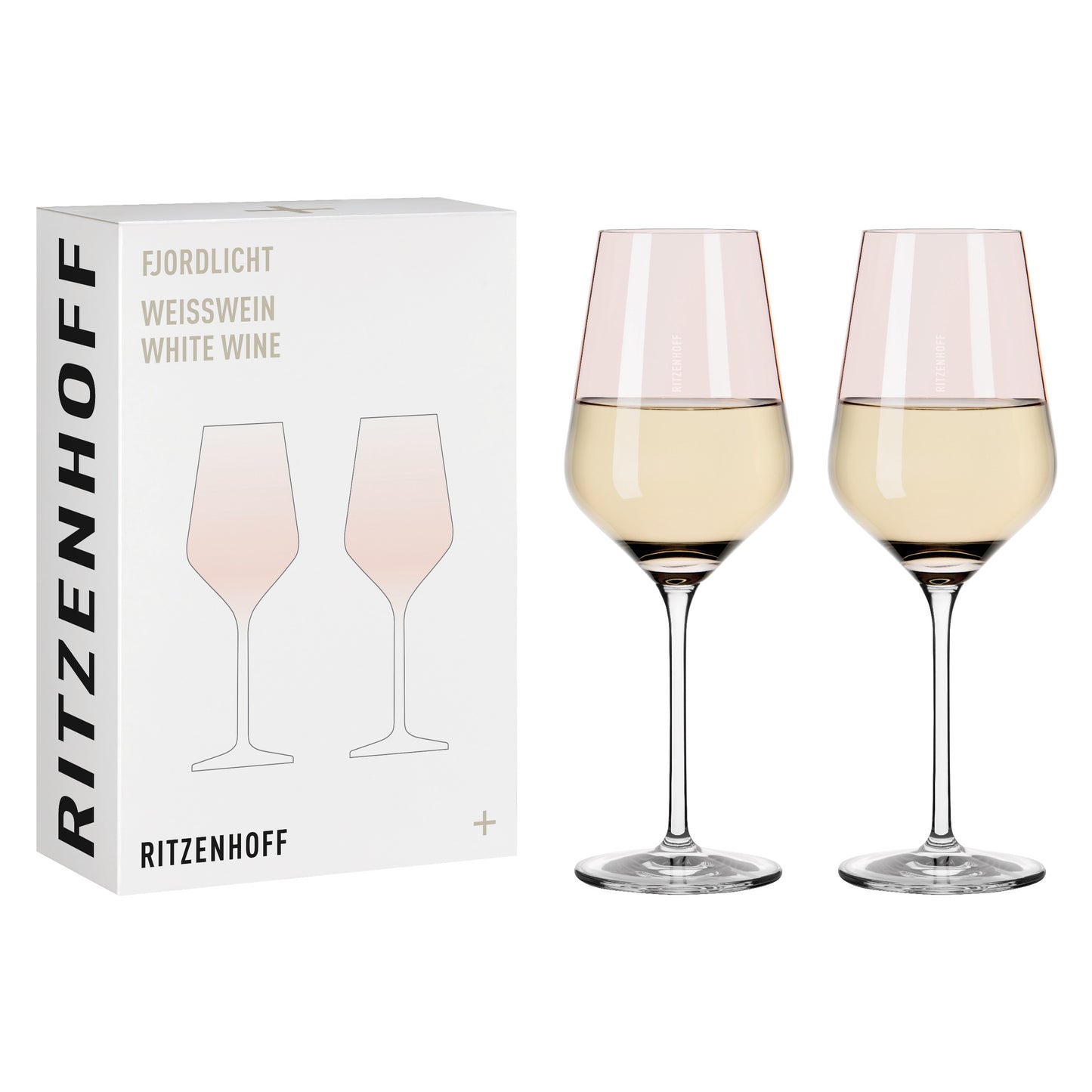 Ritzenhoff Fjordlicht white wine glass set