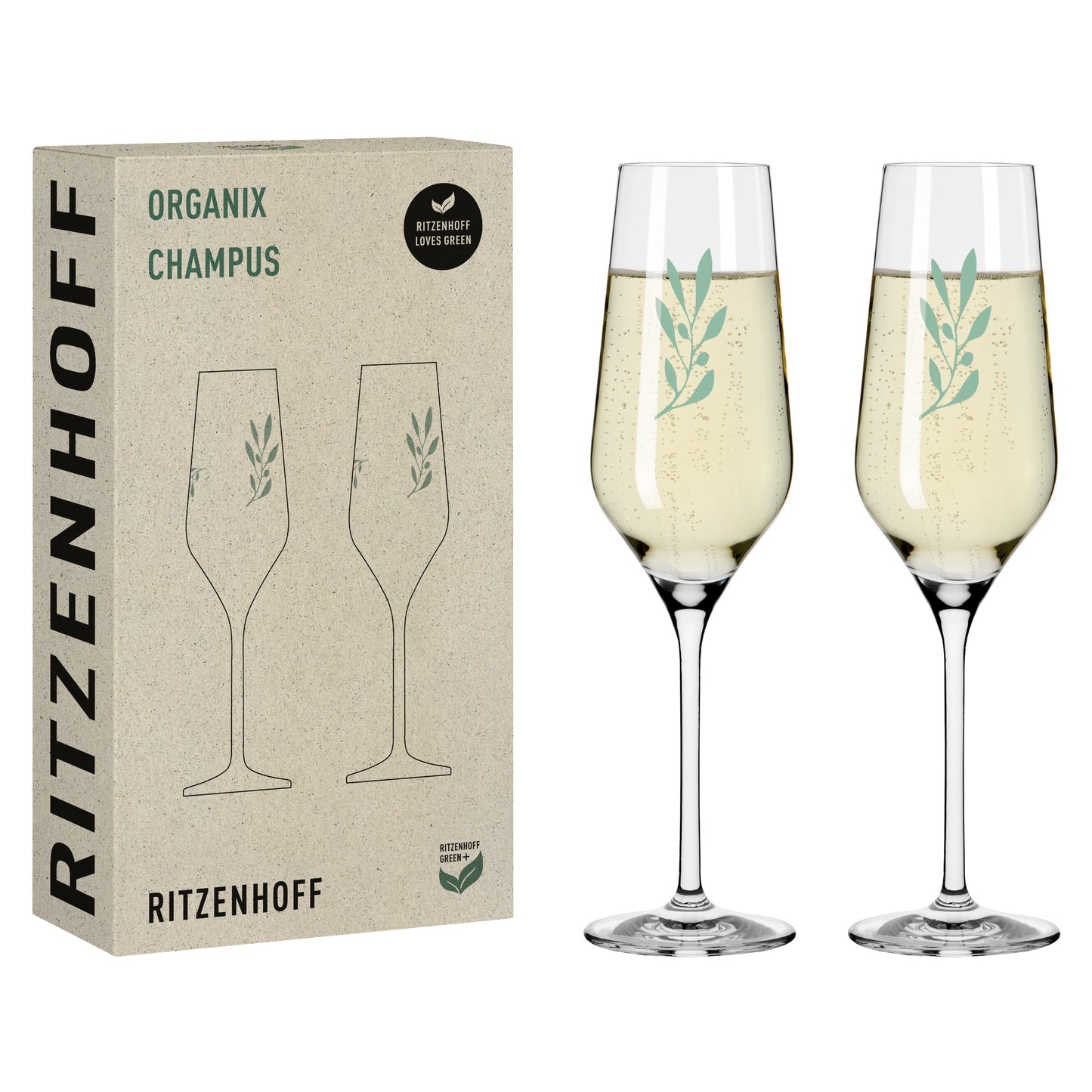 Ritzenhoff Organix champagne glass set