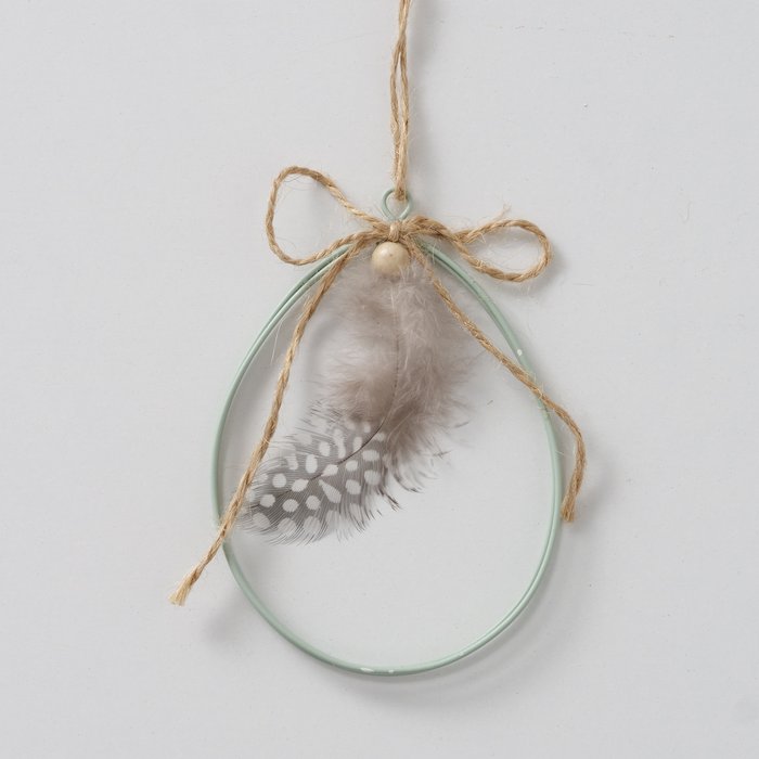 Decorative pendant Mikael, 3 ass.