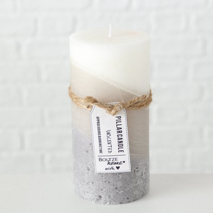 Stumpenkerze Nureo, 2 sort.