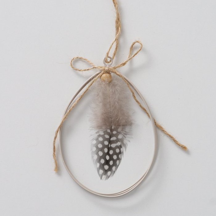 Decorative pendant Mikael, 3 ass.