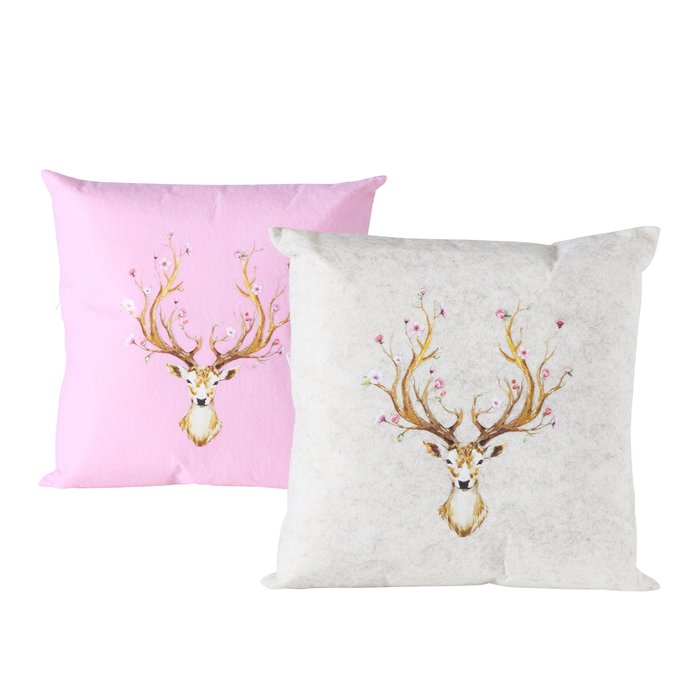Cushion Rosl, 2 assorted.