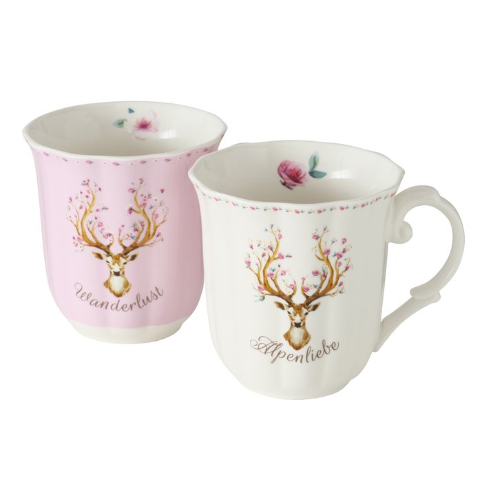 Mug Rosl, 2 assorted.