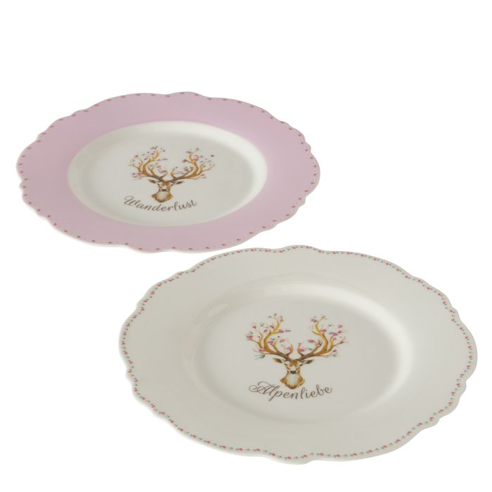 Plate Rosl, 2 assorted.