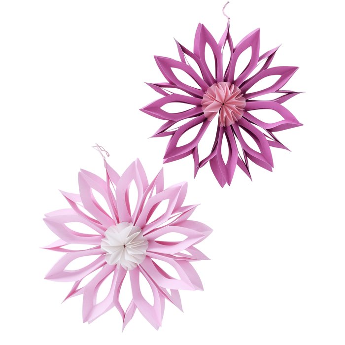 Decorative pendant Tessia, 2 assorted.