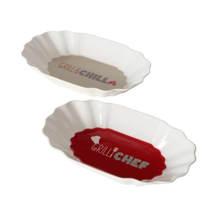 Teller Grillzeit, 2 sort.