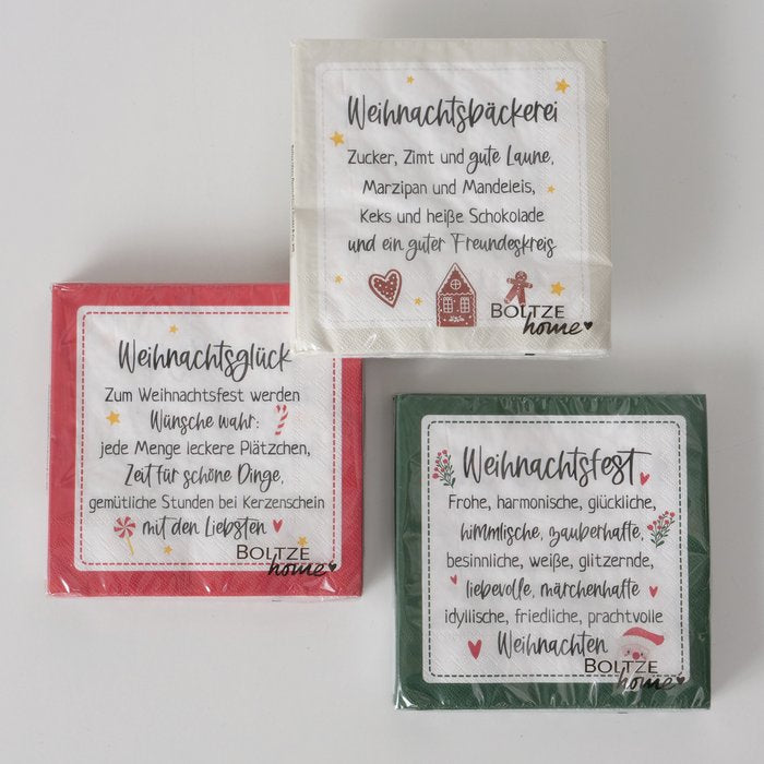 napkins Nollaig