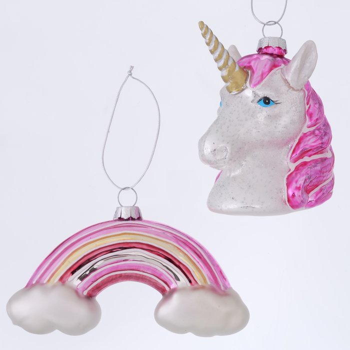 Weihnachtsanhänger Unicorn/Rainbow