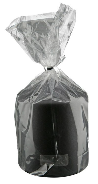 Pillar Candle Metallic Black