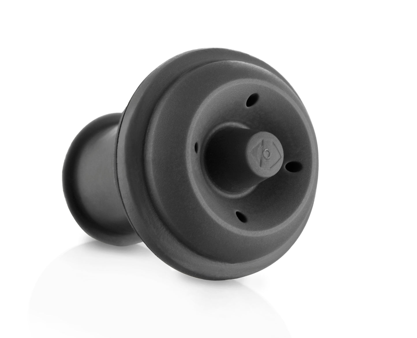 Weinstopfen Grau 2er Set.