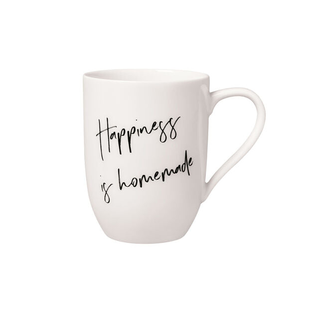Mug with handle Happiness is homemade