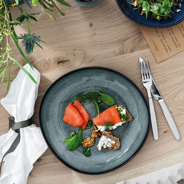 Lave Gris flache Schale