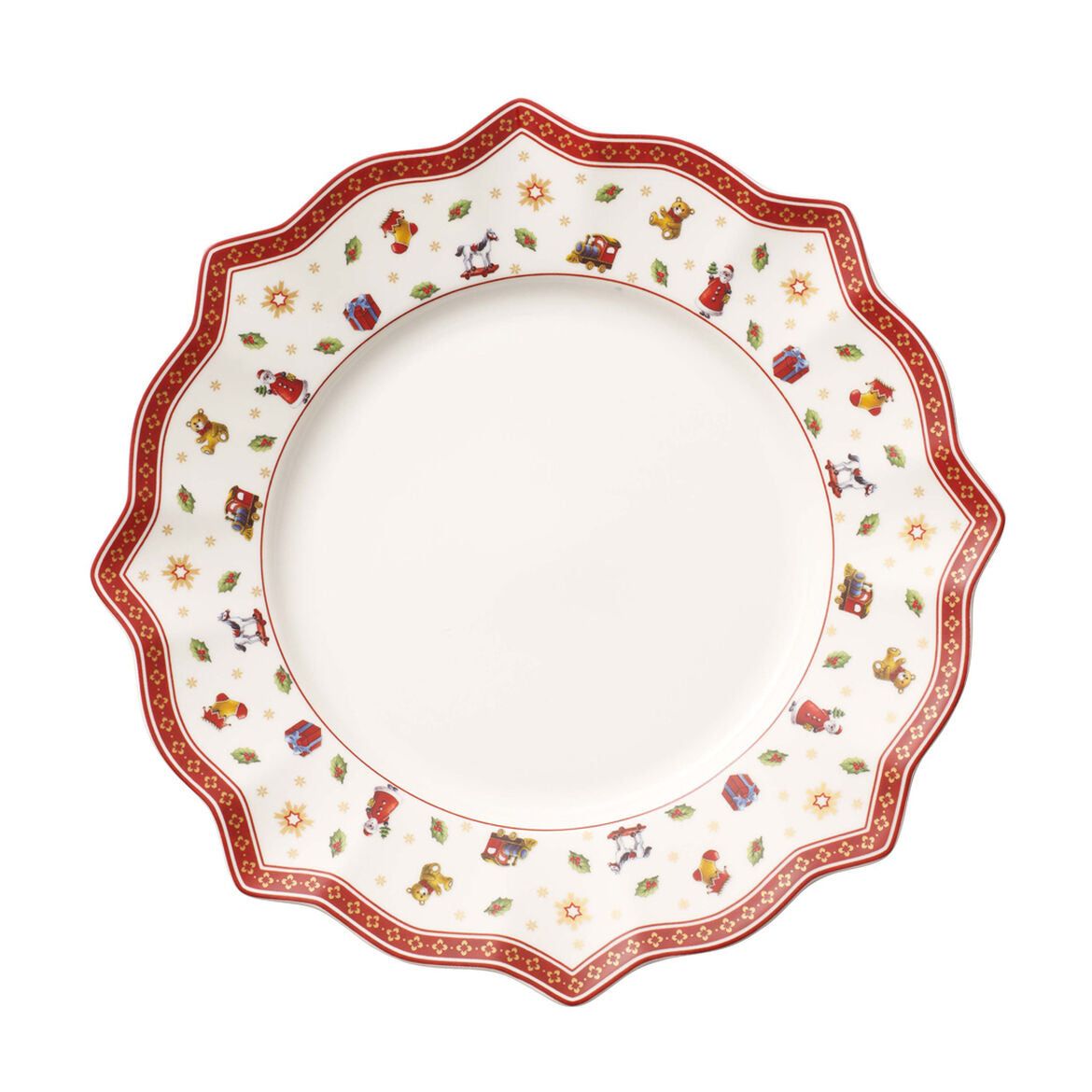 Toy's Delight dinner plate white 