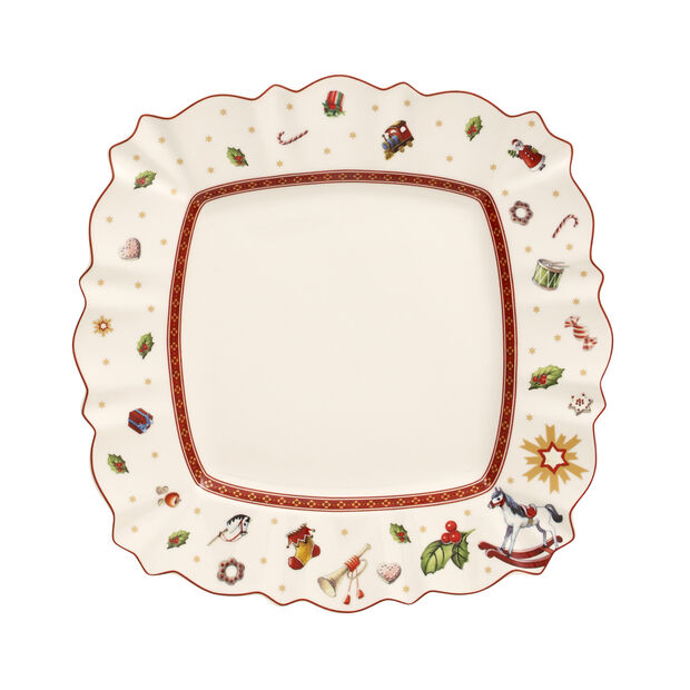 Toy's Delight square dinner plate 