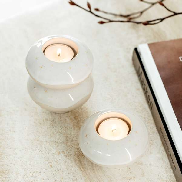 Winter Glow candle holder