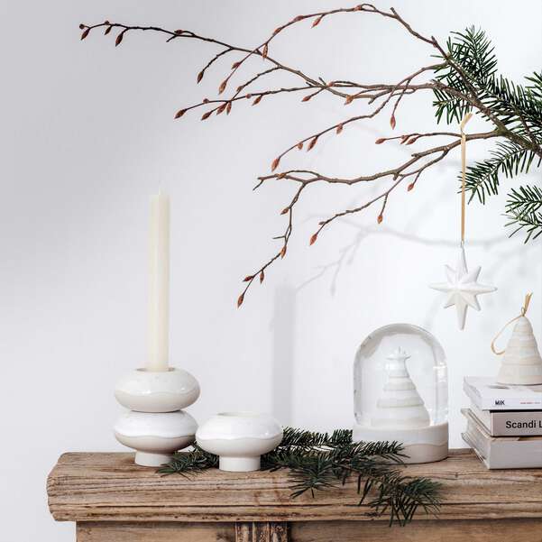 Winter Glow candle holder