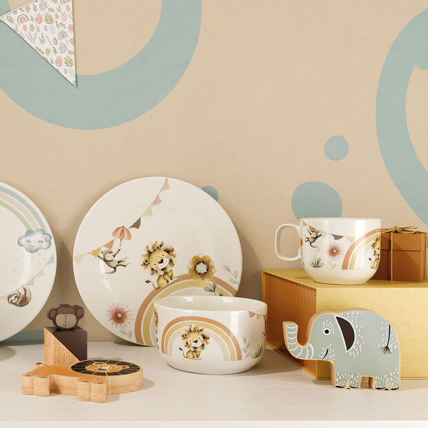 Roar like a Lion, children's tableware set 3 pieces. 