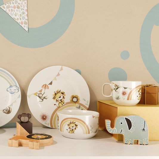 Roar like a Lion, children's tableware set 3 pieces. 