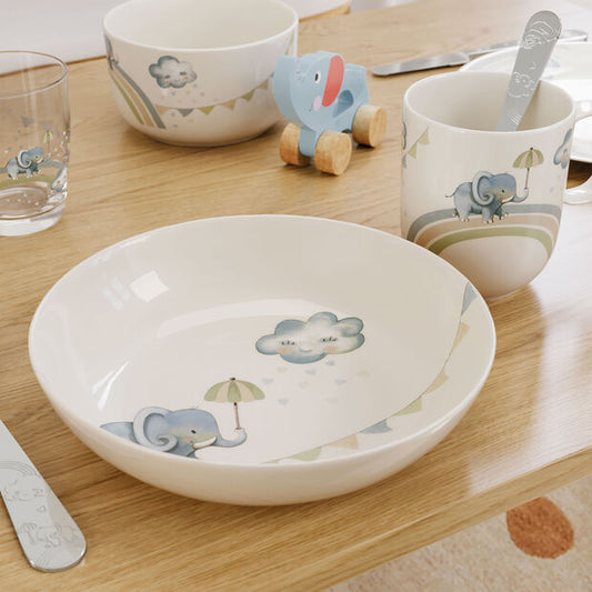 Walk like an Elephant, children's soup plate, ø19 cm 