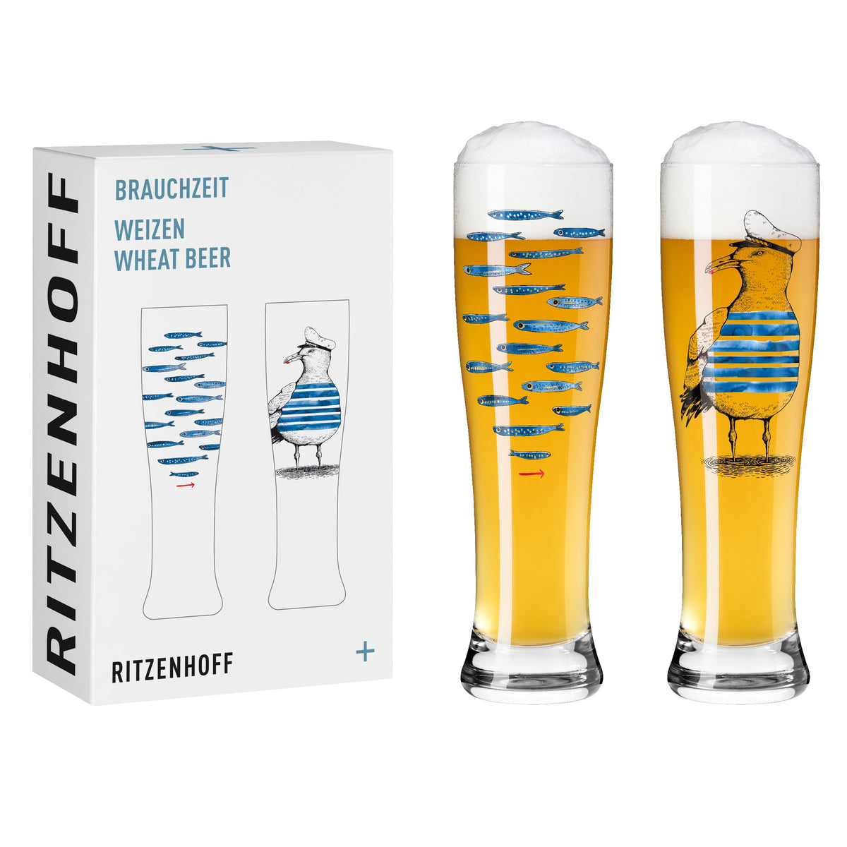 Ritzenhoff Brauchzeit Weizenbierglas‐Set – Zimber.shop