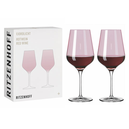 Ritzenhoff Fjordlicht red wine glass set
