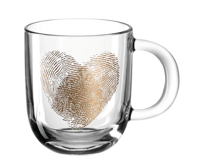 Tasse EMOZIONE "Fingerabdruck Herz"