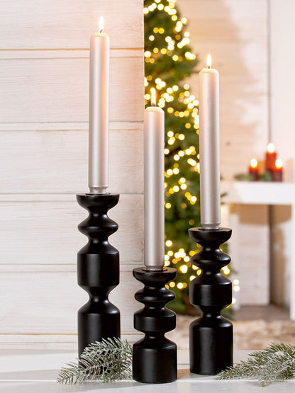 Kerzenständer Curvum Mangoholz