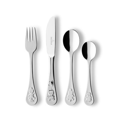 Teddy children's cutlery 4-piece 