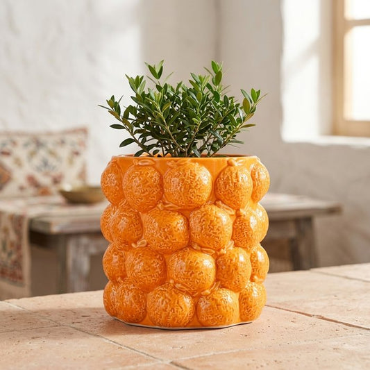 Übertopf Orange