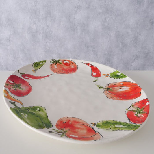 Plate of tomatoes 