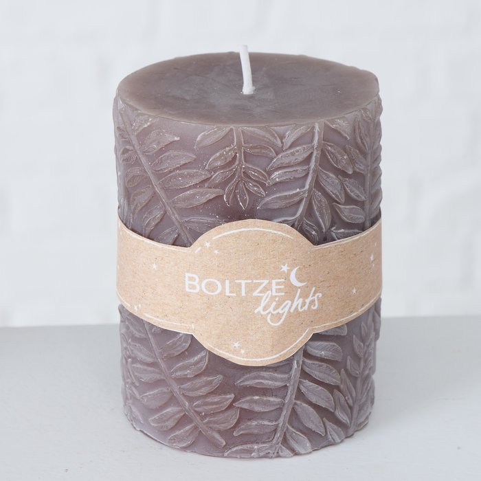 Pillar candle Theodora, 3 assorted.