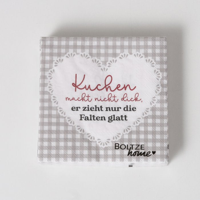 Servietten Kuchen, 20 tlg., 3 sort.