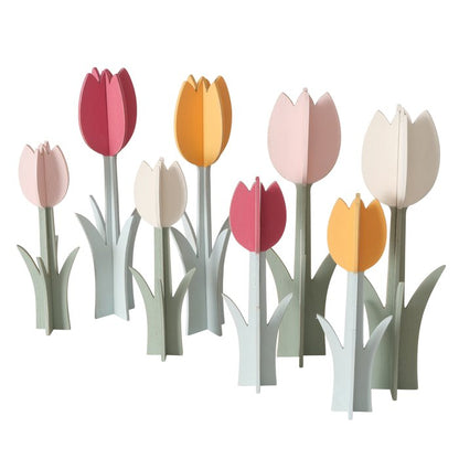 Decorative stand Tulpa, 2 pieces, 4 assorted, set 2