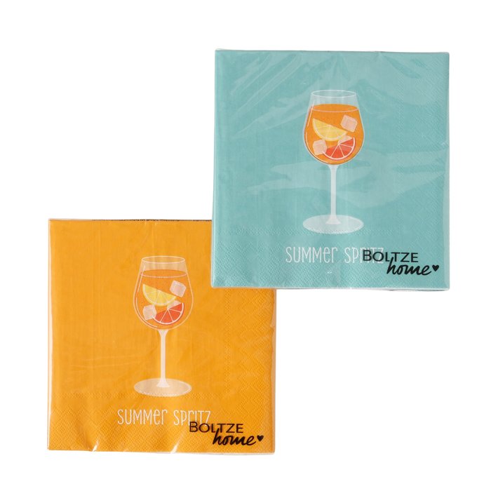 Servietten Summer Spritz, 2 sort.