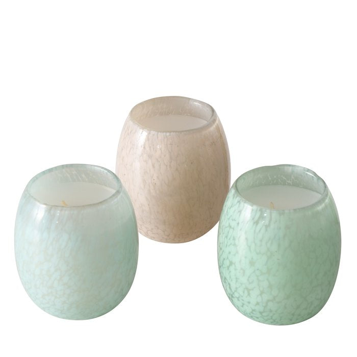 Pot à bougie Paulette, 3 assortis.