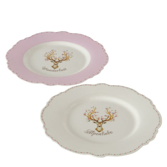 Plate Rosl, 2 assorted.