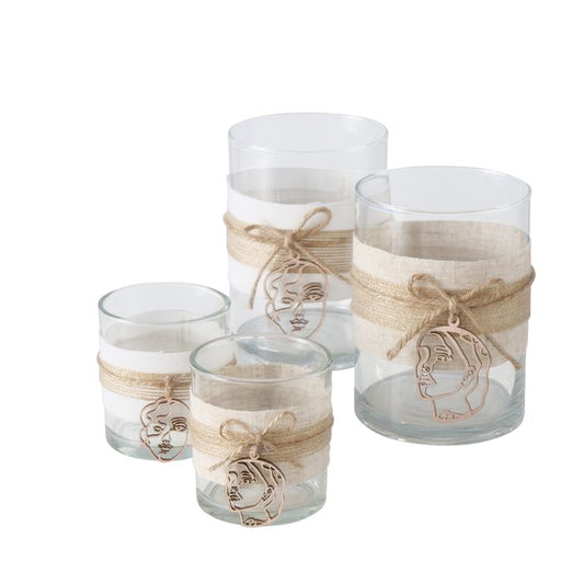 Lantern Amaya, 2 pieces, 2 assorted, set 2