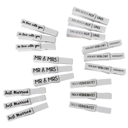 Dekoclip Wedding, 18 tlg.