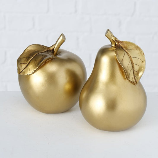Decorative stand apple+pear, 2 assorted 