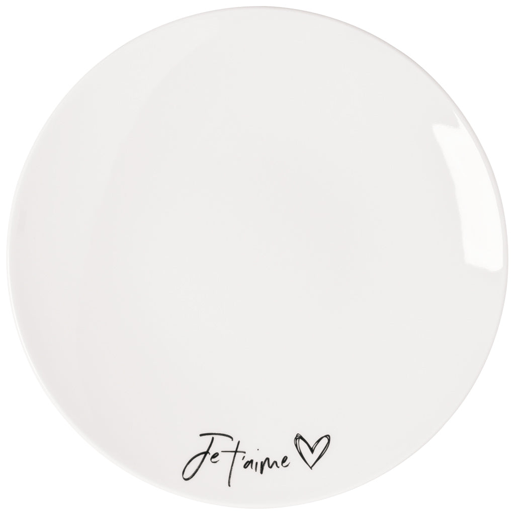 breakfast plate Je taime 