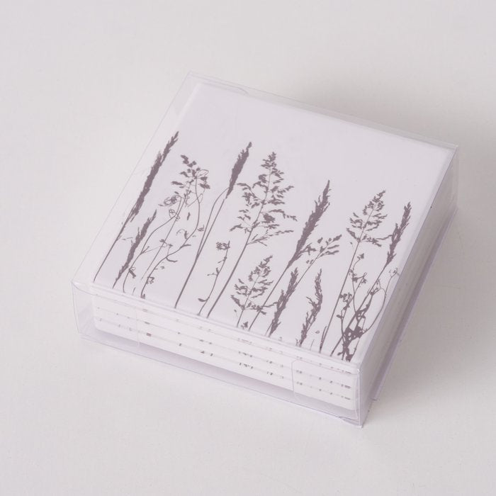 Coasters grasses, 4 pieces, 2 assorted.