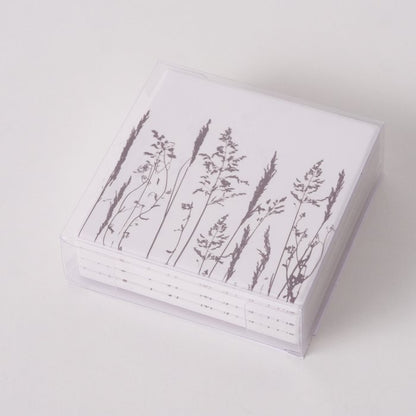 Coasters grasses, 4 pieces, 2 assorted.