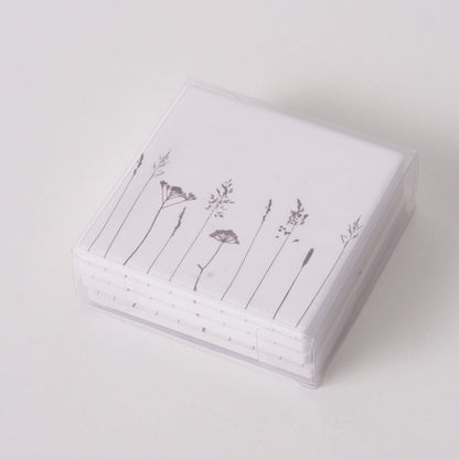 Coasters grasses, 4 pieces, 2 assorted.