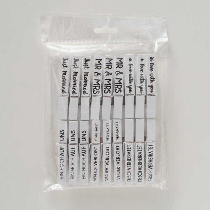 Dekoclip Wedding, 18 tlg.